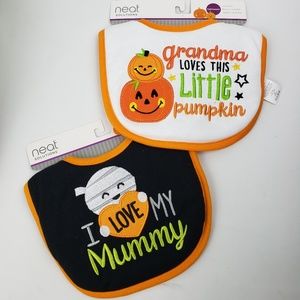 Halloween 2pk Bibs